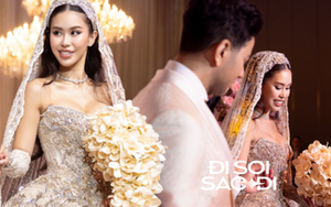 Ái nữ nhà tỷ phú Johnathan Hạnh Nguyễn hoá công chúa trong lễ cưới, visual bùng nổ bên cạnh chồng gốc Dubai