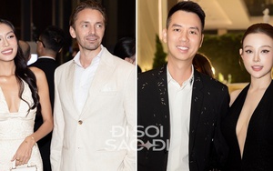 Chủ chuỗi khách sạn TP.HCM hộ tống "búp bê" đi ăn cưới, 1 cặp đôi nổi tiếng bị bắt gặp đang khóa môi