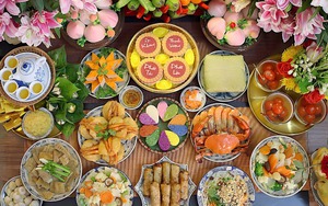 Những mâm cỗ Tết gây sốt mạng xã hội của mẹ đảm Hà thành