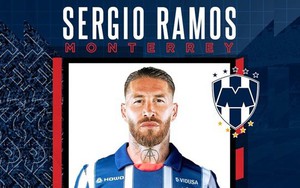Cựu hậu vệ Madrid, Sergio Ramos trở thành cầu thủ mới của Monterrey