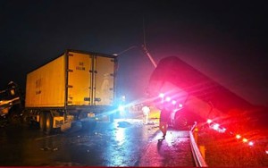 Nguyên nhân ban đầu vụ 3 xe tải tông liên hoàn, 5 người bị thương ở Bình Định