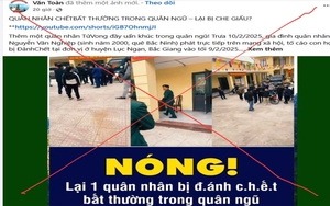 Quân nhân Nguyễn Văn Nghiệp tử vong do sốc nhiễm khuẩn não mô cầu
