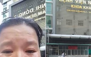 Vụ người phụ nữ ôm con livestream khóc trước cổng bệnh viện: Công an thực nghiệm hiện trường