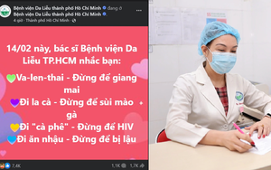 Post nhắc nhở ngày Valentine của một bệnh viện TP.HCM gây sốt mạng