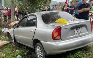 Va chạm với ô tô, hai bà cháu đi xe máy ở Hà Tĩnh tử vong