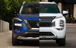 Nissan X-Trail mới được nhá hàng với 2 kiểu thiết kế: Một bản có ngoại hình y hệt… Outlander, dùng động cơ hybrid cắm sạc