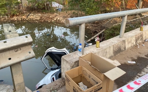 Thông tin mới nhất vụ ô tô lao xuống mương khiến 7 người chết ở Nam Định