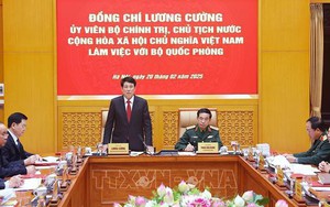 Chủ tịch nước Lương Cường: Quân đội đã cơ bản tinh, gọn, mạnh