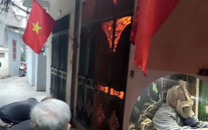 Cảnh sát giải cứu cụ ông 78 tuổi trong vụ chập điện bếp từ gây cháy