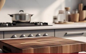 Vì sao thớt nghiến phải ngâm nước muối?