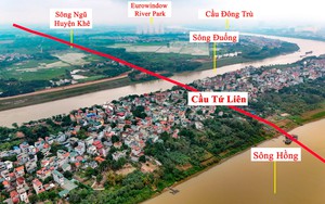 “Siêu cầu” Tứ Liên 20.000 tỷ đồng chưa khởi công, giá bất động sản xung quanh đã ở mức cao, nhiều lô đất rao bán "hở ra là mất"