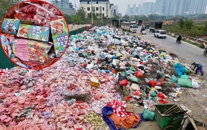 Núi rác thải bánh kẹo ở La Phù: Hãi hùng hàng tấn đồ ăn trẻ em ưa thích, đang truy tìm người đổ thải