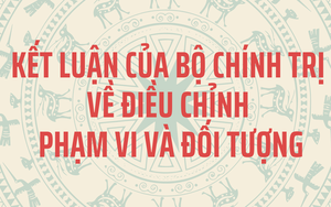 Kết luận của Bộ Chính trị về điều chỉnh phạm vi và đối tượng Nghị định số 178/2024/NĐ-CP