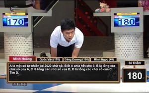 Phép tính hack não khiến thí sinh Đường lên đỉnh Olympia phải quỳ gối tính toán
