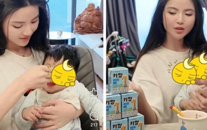 Chu Thanh Huyền bị tố đem con ra PR bất chấp: Cho bé 8 tháng tuổi uống sữa khi sản phẩm dùng cho trẻ trên 2 tuổi