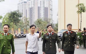 Giám đốc Công an tỉnh Bắc Giang thị sát công an cấp xã sau khi bỏ cấp huyện