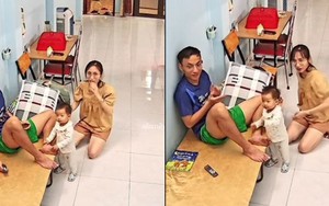 Phóng to đoạn clip camera an ninh quay lại 1 gia đình, cộng đồng mạng phát hiện điểm không ngờ