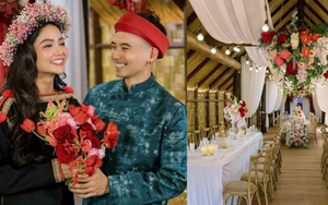 Trọn vẹn không gian lễ cưới của H'Hen Niê và ông xã, 1 điểm khác lạ chưa từng có trong Vbiz!