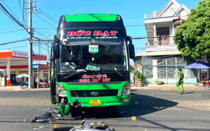 Đuổi theo ô tô tải vì va quẹt, xe khách tông chết một phụ nữ