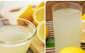 Uống nước cốt chanh vào sáng sớm có tốt?