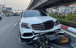 Xe Mercedes tông 10 xe máy ở Thủ Đức: Nữ tài xế có dấu hiệu bất thường