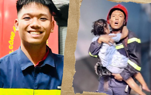 Anh lính cứu hỏa bế bé gái thoát khỏi đám cháy kể lại 7 phút giành lại sự sống cho cả một gia đình
