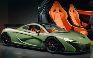 Bán đấu giá chiếc McLaren P1 duy nhất trên thế giới màu xanh lá cây Satin Camo