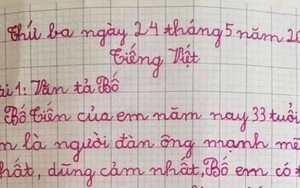 Bài văn tả bố "đánh bại con Hổ" của học sinh tiểu học gây bão mạng, nhưng đoạn cuối mới thực sự giật gân