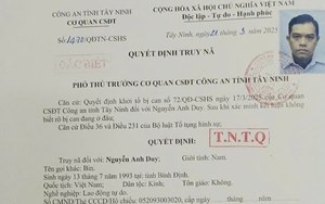 Công an tỉnh Tây Ninh truy nã 3 đối tượng đặc biệt nguy hiểm