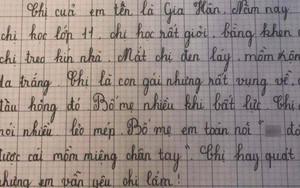Học sinh tiểu học bóc phốt chị gái "lẻo mép, vụng về, đụng đâu hỏng đó", đọc đến đoạn kết mà dân tình chết lặng