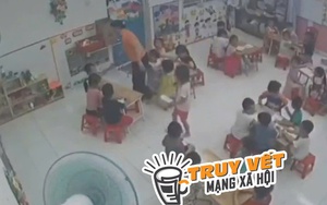 Xôn xao clip cô giáo dùng tay và đồ vật tác động lên người các bé mầm non