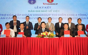 Vingroup muốn đầu tư máy sốc điện tự động tại các nhà ga, bến tàu, sân bay, trường học, tài trợ 1.000 tỷ đồng cho Đề án Cấp cứu ngoại viện cấp quốc gia