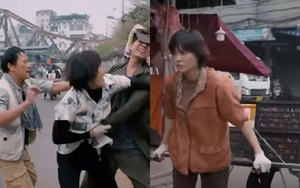 Nữ diễn viên bị bắt kéo xe hàng 1 tạ ở chợ Long Biên: “Tôi chơi đến cùng luôn”