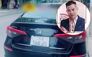 Công an truy tìm xe ô tô CIVIC liên quan đến Giám đốc Tô Đình Giống