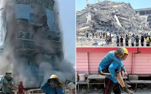 Tổng tư lệnh Thái Lan ra lệnh khẩn: Hàng loạt thiết bị đặc chủng chạy đua cứu 90 người mắc kẹt do động đất