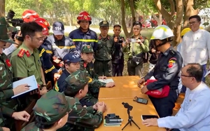 Quân đội, Công an Việt Nam dùng radar xuyên tường tìm kiếm nạn nhân tại Myanmar