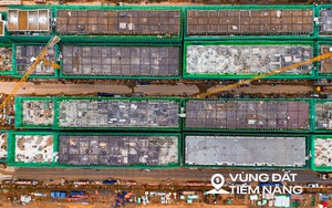 Siêu dự án 35.000 tỷ của Vinhomes tại Đông Bắc Thủ Đô: Thi công thần tốc, nhiều dãy nhà gần xong phần thô, sắp khởi công cầu kết nối