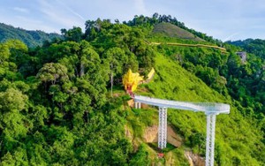 Xác lập kỷ lục Hành lang có mái che hình rồng vắt qua núi dài nhất Việt Nam