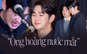 Phản ứng của dư luận về họp báo "đẫm nước mắt" của Kim Soo Hyun: "Anh phủ nhận chứ không quên phủ phấn!”