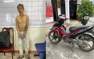 Bắt đối tượng trộm xe máy trước vườn ổi