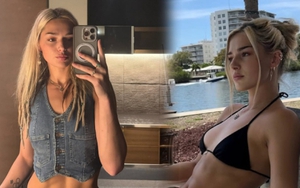 Bức ảnh selfie trước gương của 1 vận động viên Olympic kèm dòng chữ "hãy ngắm nhìn những thứ này" khiến không ai có thể rời mắt