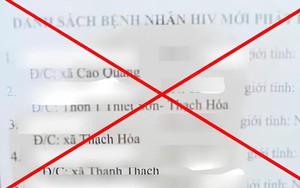 Xôn xao "danh sách người nhiễm HIV" ở Quảng Bình