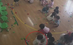 Tạm đình chỉ cô giáo bạo hành, xốc ngược đầu trẻ 22 tháng tuổi