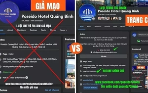 Mạo danh Fanpage khách sạn, lừa đảo đặt phòng tại Quảng Bình