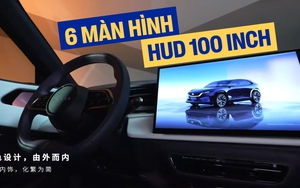 Mazda CX-6e lộ ảnh nội thất: Có tới 6 màn hình, màn hình trung tâm 26,5 inch độ phân giải 5K, màn hình HUD tới 100 inch, 23 loa