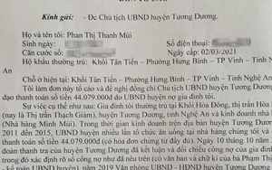 Nữ chủ nhà hàng viết đơn đòi Chủ tịch huyện trả tiền cơm “tiếp khách”