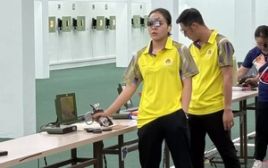 Xạ thủ Trịnh Thu Vinh đứng hạng 8 thế giới nội dung 10m súng ngắn hơi nữ