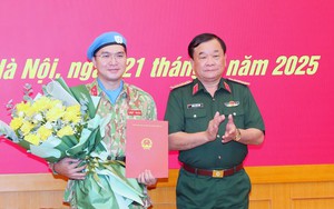Chủ tịch nước cử Thiếu tá Sử Tấn Phi Long tới Phái bộ MINUSCA
