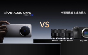 So sánh với điện thoại là xưa rồi, vivo chơi lớn đọ sức X200 Ultra vừa ra mắt với... máy ảnh Sony A6700