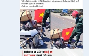 Thực hư chuyện cụ ông từ Nghệ An đi xe máy vào TP HCM xem diễu hành bị tai nạn ở Phú Yên